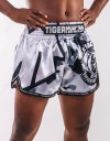 Muay Thai Shorts - "TMT & TMTFS Camo" - Grey