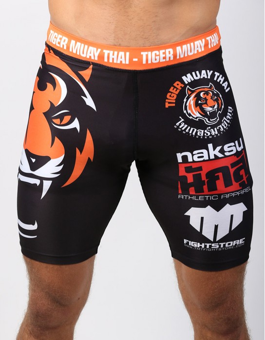 MERAKI MMA Compression Shorts VALE TUDO Fight Short UFC Grappling Thai Boxing 