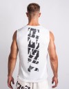 T-Shirt - Sleeveless - "Clawmark" - 1stDry - White