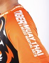 T-Shirt -  "Tiger Head" - 1stDry - Black & Orange