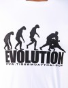 T-Shirt -  "Evolution TMT" - 1stDry - White