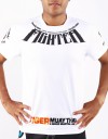 T-Shirt -  "Fighter" - 1stDry  - White