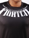 T-Shirt -  "Fighter" - 1stDry - Black