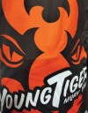 Kids T-Shirt - "Tiger Face" - 1stDry - Black & Orange