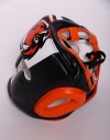 Tiger Muay Thai Headgear - Black & Orange