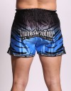 Muay Thai Shorts - "Tiger Stripes" - Blue