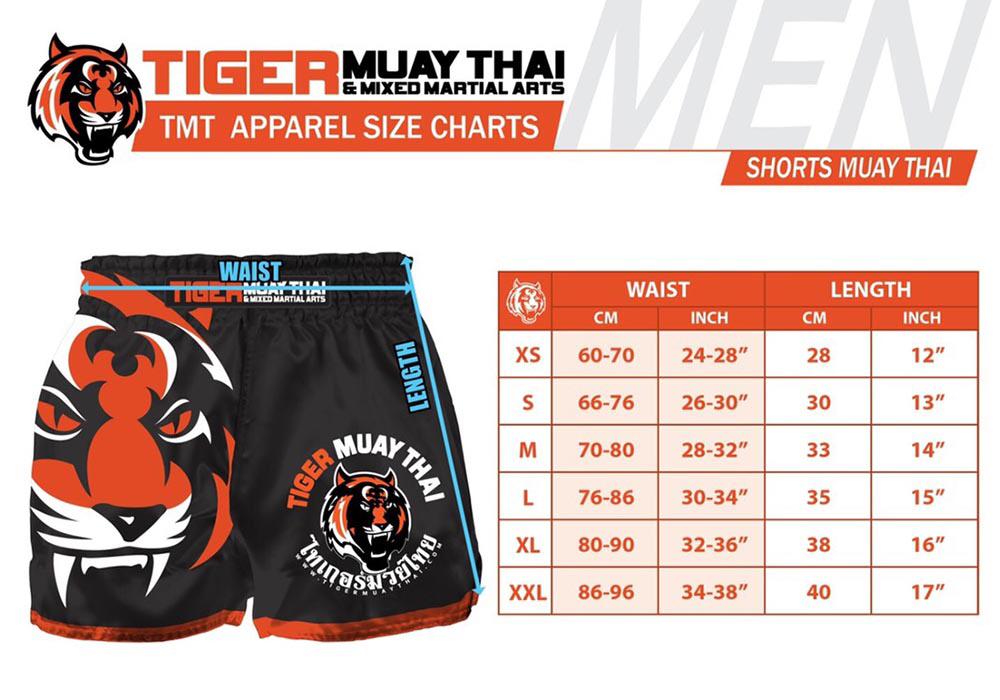 Appointment Disagreement Refinement Muay Thai Shorts - "Signature" - Black & Orange - TMT Fightstore